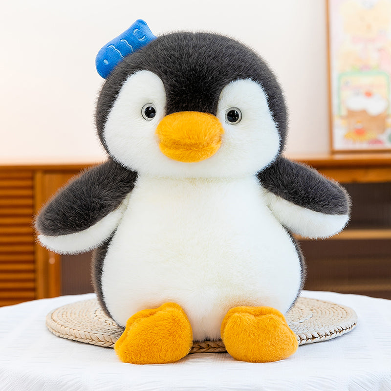 Penguin Plush — with fish