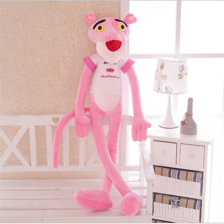 Pink Panther Plush with white T-shirt
