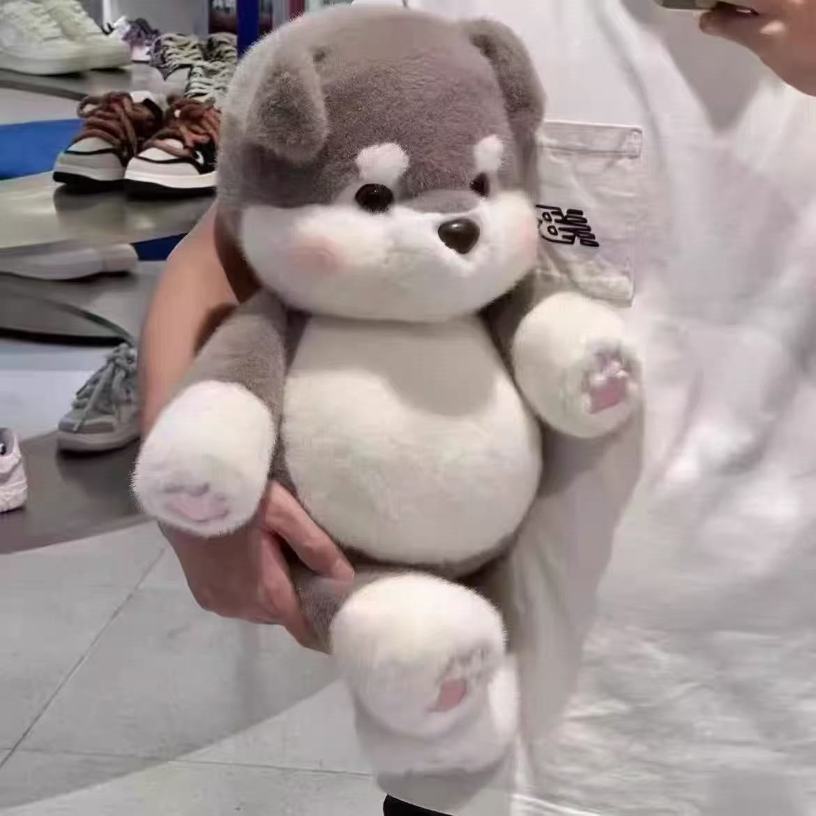 Running Animal Plush — Fox beige