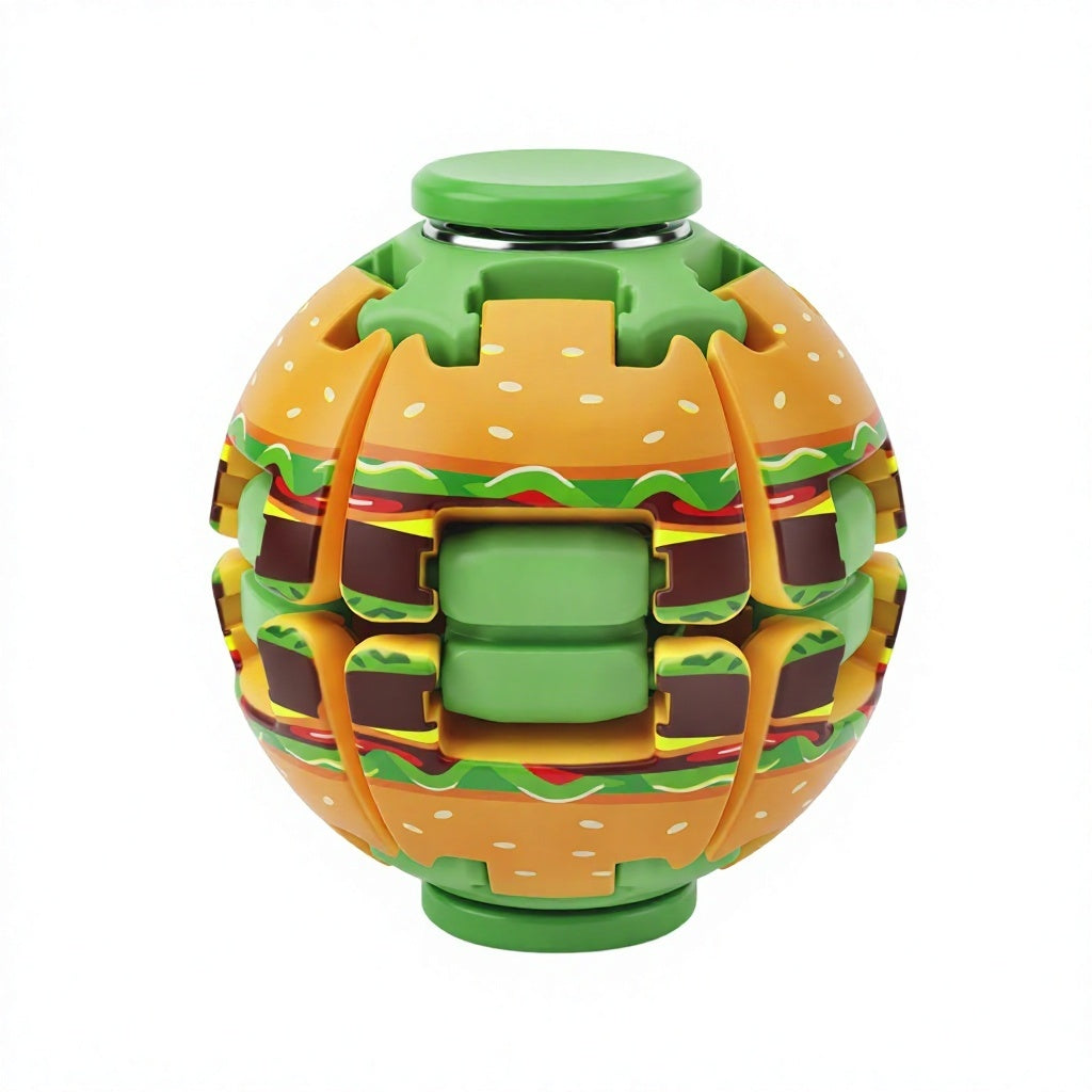 Burger Fidget Twist Ball