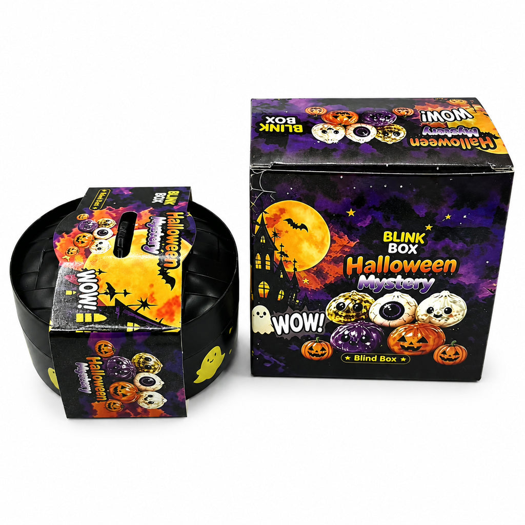 Halloween Mystery Squishy Dumpling — tray and box