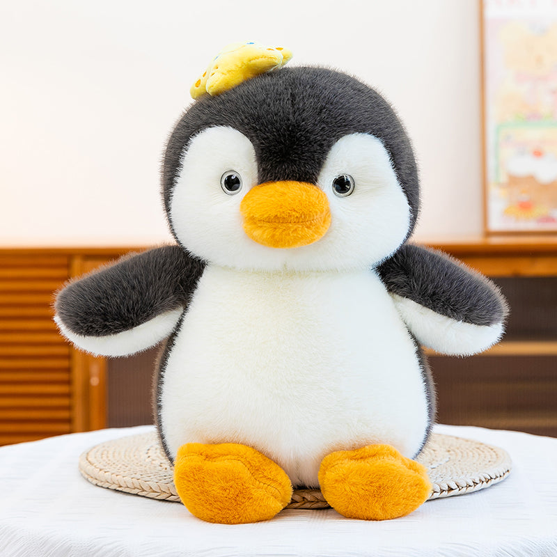 Penguin Plush — with star