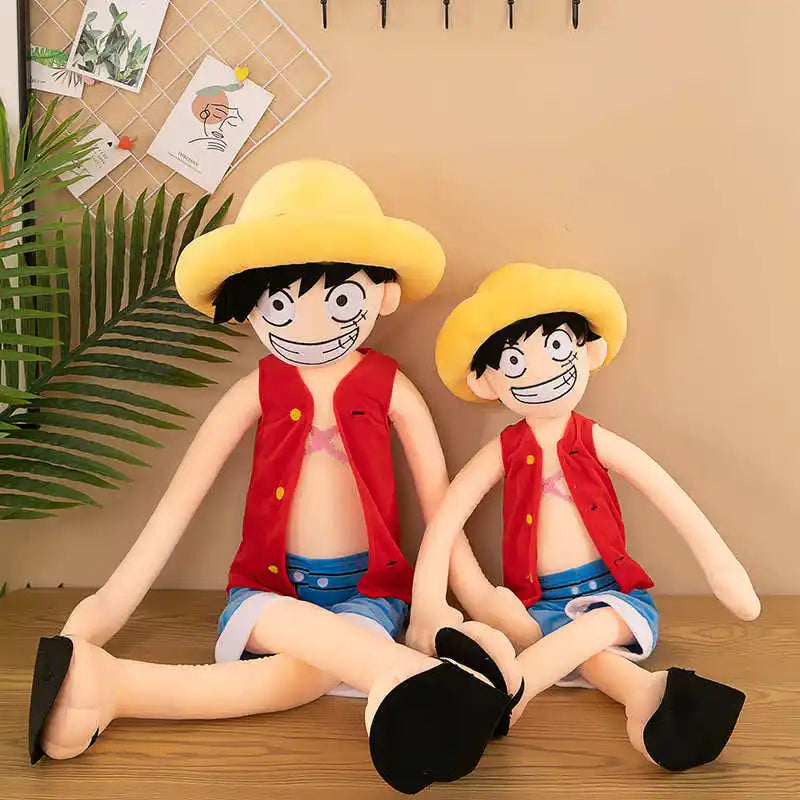Luffy Plush sitting