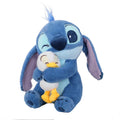 Stitch Plush Holding Duck — Small