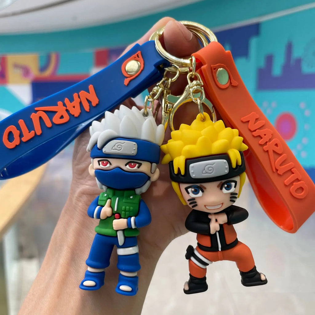 Naruto Keychain — Kakashi and Naruto
