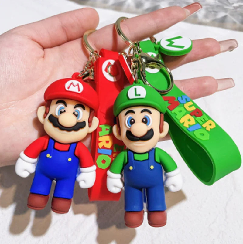 Super Mario Keychain — Mario and Luigi