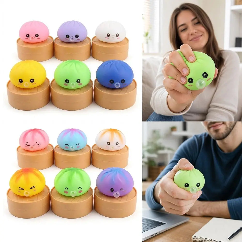 Rainbow Mystery Squishy Bun — which color will you get?