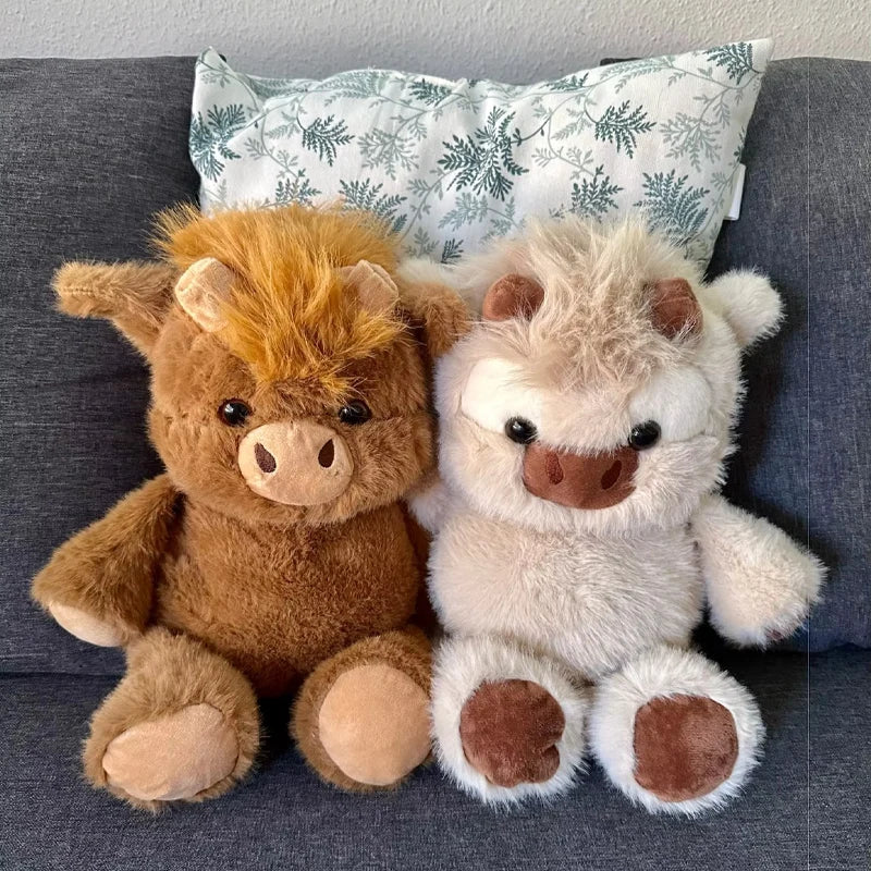 Running Animal Plush — cows