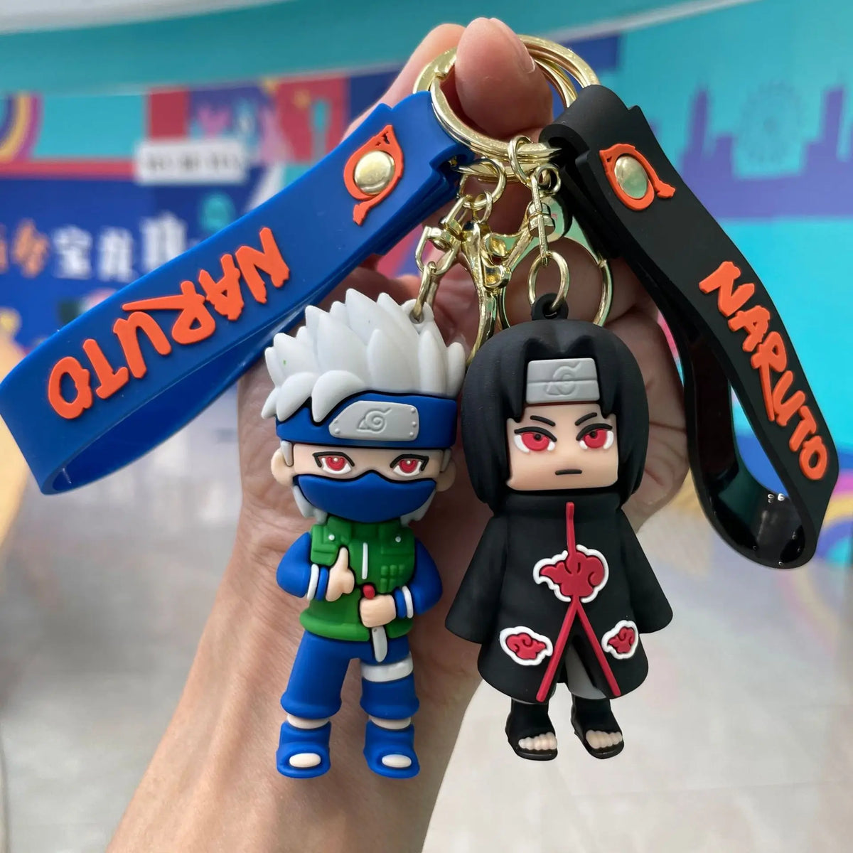Naruto Keychain — Kakashi and Itachi